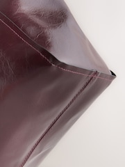 Berry Red Large Shoulder Bag - Image 4 of 6