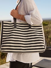 Black/White Printed Shoulder Bag - Image 2 of 3