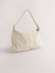 Bone Leather Fringe Boho Shoulder Bag - Image 3 of 5