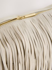 Bone Leather Fringe Boho Shoulder Bag - Image 5 of 5