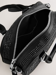 Black Mini Bowler Bag - Image 3 of 5