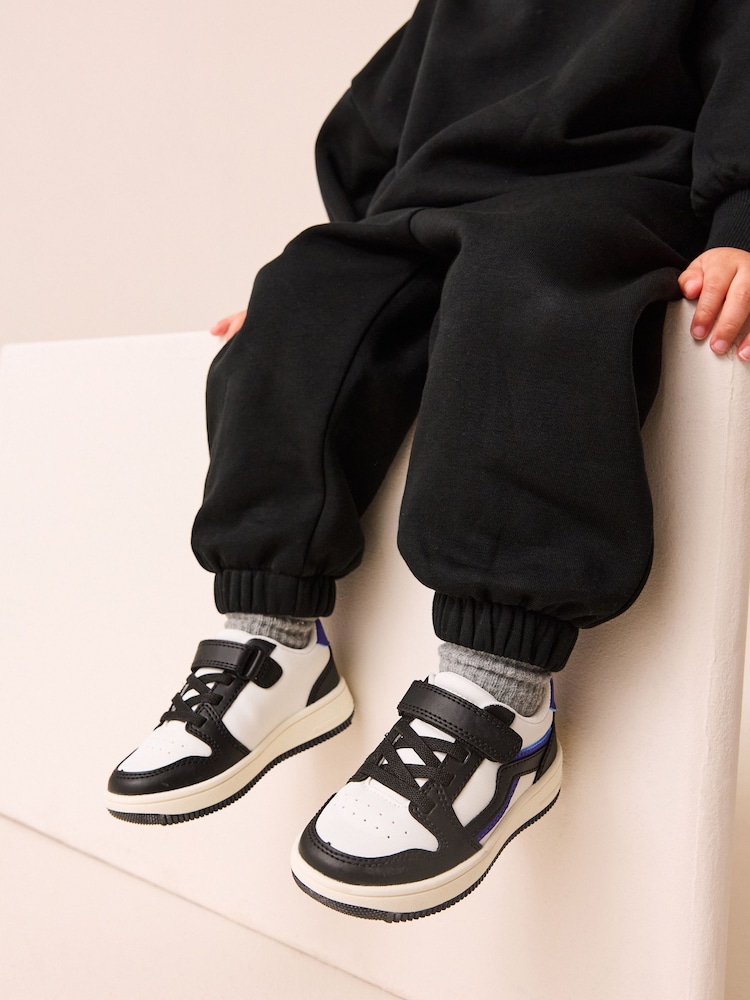 Monochrome Touch Fastening Elastic Lace Trainers - Image 2 of 7