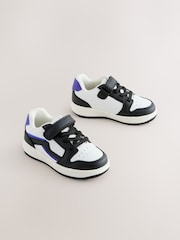 Monochrome Touch Fastening Elastic Lace Trainers - Image 4 of 7