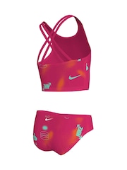 Nike Pink Brand Blast Spiderback Midkini Bikini Set - Image 3 of 3