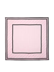 Victoria's Secret Heritage Stripe Pink Satin Scarf - Image 2 of 2