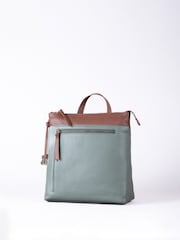 Lakeland Leather Green Beetham Backpack - Image 1 of 6