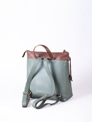 Lakeland Leather Green Beetham Backpack - Image 3 of 6