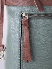 Lakeland Leather Green Beetham Backpack - Image 5 of 6