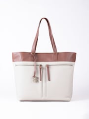 Lakeland Leather Cream Beetham Tote Bag - Image 1 of 6