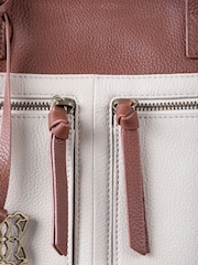Lakeland Leather Cream Beetham Tote Bag - Image 4 of 6