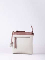 Lakeland Leather Cream Beetham Small Cross-Body Bag - Image 1 of 6