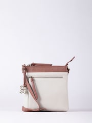 Lakeland Leather Cream Beetham Small Cross-Body Bag - Image 2 of 6