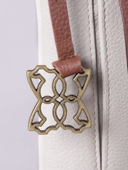 Lakeland Leather Cream Beetham Small Cross-Body Bag - Image 3 of 6
