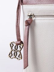Lakeland Leather Cream Beetham Small Cross-Body Bag - Image 4 of 6