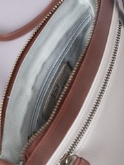Lakeland Leather Cream Beetham Small Cross-Body Bag - Image 6 of 6
