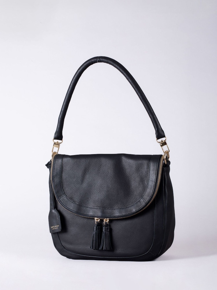 Lakeland Leather Black Tarraby Crossbody Bag - Image 1 of 6 Lakeland Leather Black Tarraby Crossbody Bag - Image 1 of 6