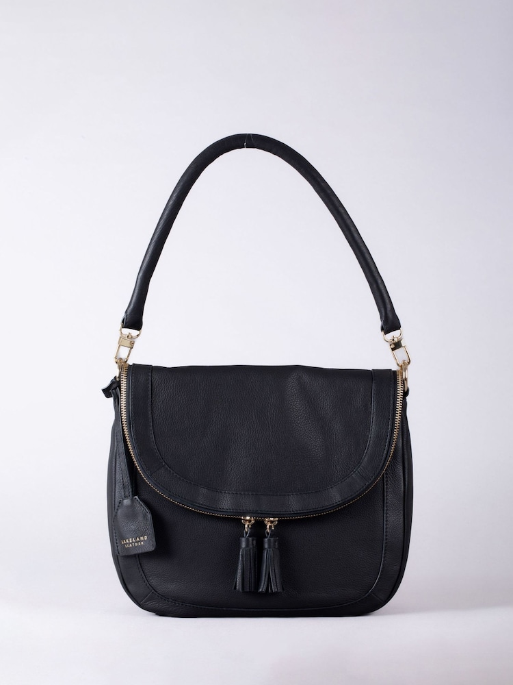 Lakeland Leather Black Tarraby Crossbody Bag - Image 2 of 6 Lakeland Leather Black Tarraby Crossbody Bag - Image 2 of 6