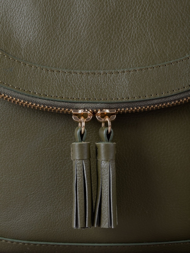 Lakeland Leather Green Tarraby Crossbody Bag - Image 4 of 6