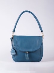 Lakeland Leather Blue Tarraby Crossbody Bag - Image 2 of 6