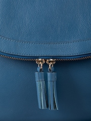 Lakeland Leather Blue Tarraby Crossbody Bag - Image 3 of 6