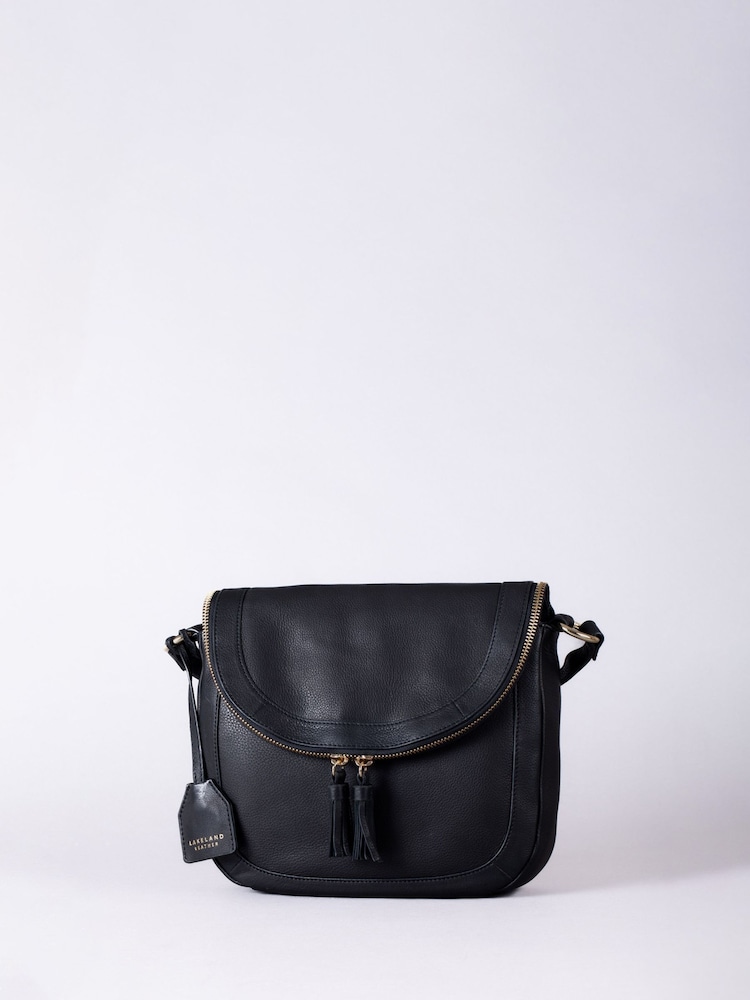 Lakeland Leather Black Tarraby Crossbody Bag - Image 2 of 6
