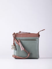 Lakeland Leather Green Beetham Small Cross-Body Bag - Image 2 of 6
