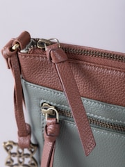 Lakeland Leather Green Beetham Small Cross-Body Bag - Image 5 of 6