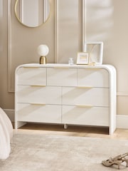 Light Natural Mia Oak Effect 7 Drawer Chest of Drawers - Image 1 of 8