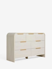 Light Natural Mia Oak Effect 7 Drawer Chest of Drawers - Image 6 of 8