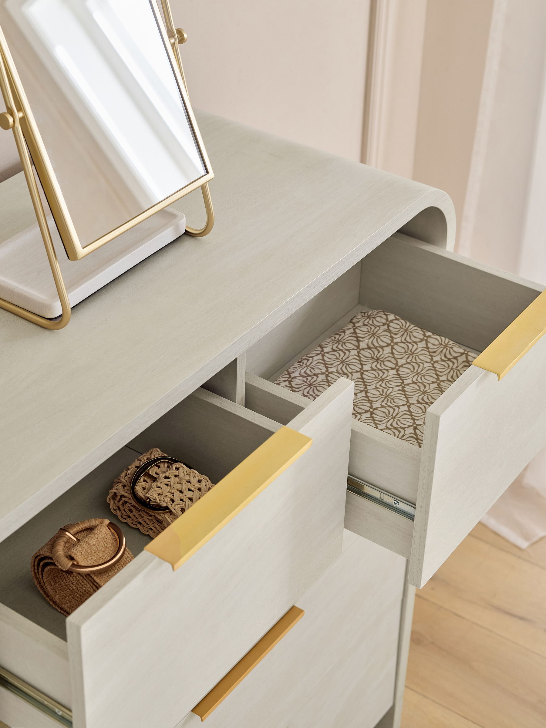 Buy Light Natural Mia Oak Effect 10 Drawer Chest of Drawers from