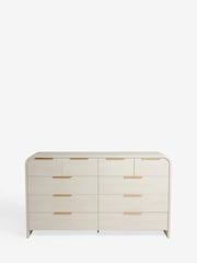 Light Natural Mia Oak Effect 10 Drawer Chest of Drawers - Image 7 of 8