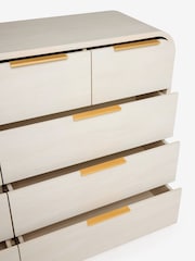 Light Natural Mia Oak Effect 10 Drawer Chest of Drawers - Image 8 of 8