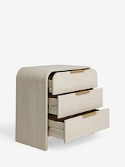 Light Natural Mia Oak Effect Bedside Table - Image 5 of 6