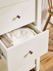 Chalk Malvern Statement Oak Effect Double, 3 drawers Wardrobe - Image 5 of 9