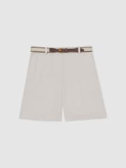 Reiss Devon Linen-Blend Bermuda Shorts - Image 2 of 7