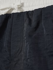 Reiss Navy/White Cano Teen Colourblock Piped Swim Shorts - Image 4 of 4