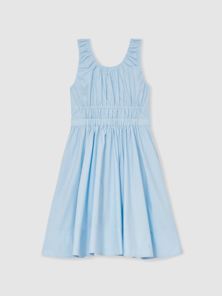 Reiss Anouk Cotton Shirred Sleeveless Dress - Imagen 2 de 4