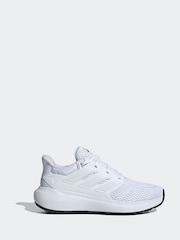 adidas White Ultimashow 2.0 Lace Junior Trainers - Image 1 of 8