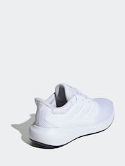adidas White Ultimashow 2.0 Lace Junior Trainers - Image 4 of 8