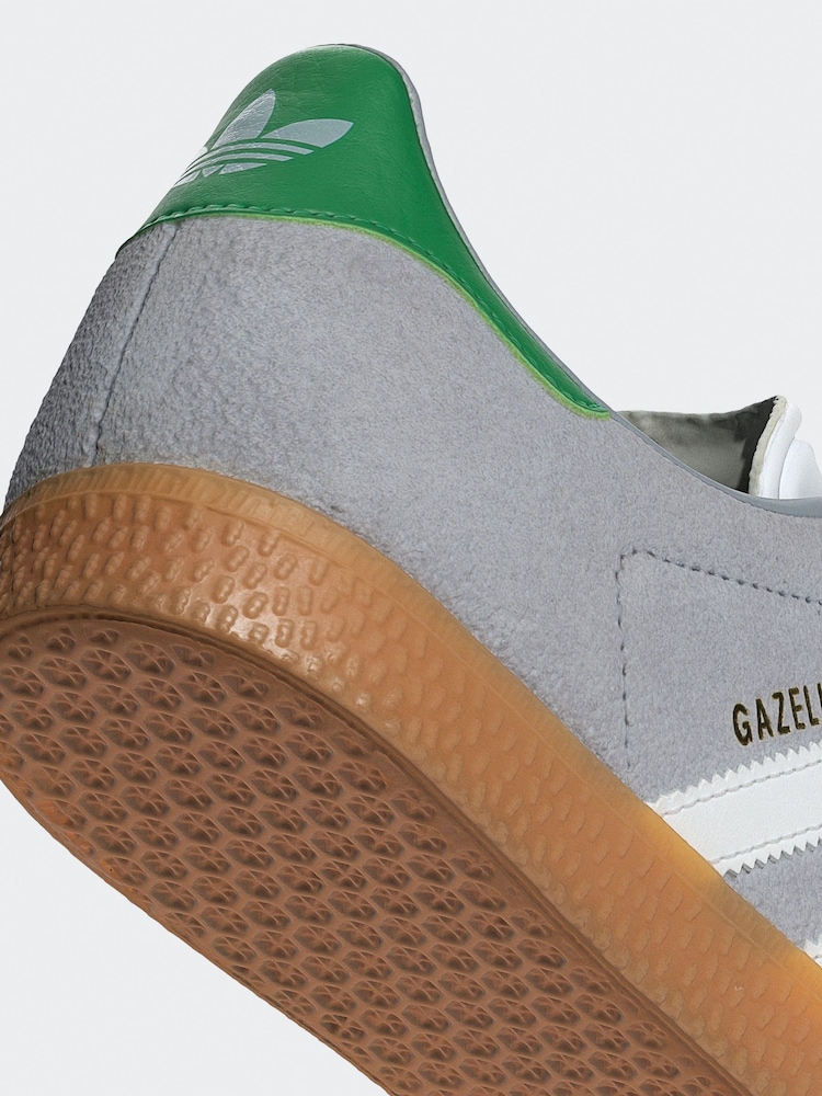 adidas gazelle silver green womens adidas Originals Junior Gazelle