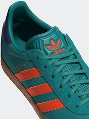 adidas originals Green GAZELLE J - Image 8 of 9