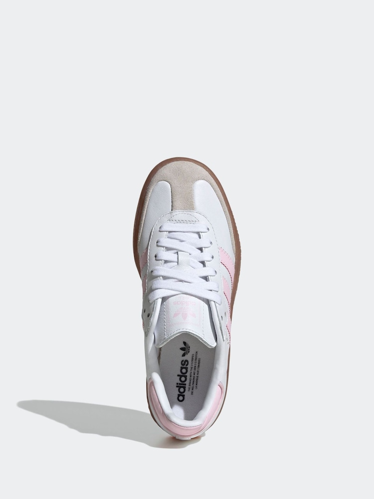 adidas gazelle silver green womens Adidas Samba Women's Ruffle Stripes Pack Wonder Mauve Pink – Modell's  Sporting Goods main image 1