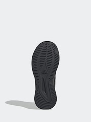 adidas Black FortaRun 4.0 J Trainers - Image 7 of 9