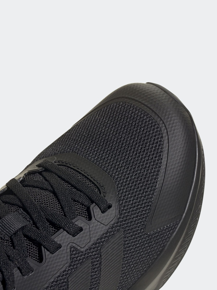 adidas Black FortaRun 4.0 J Trainers - Image 9 of 9
