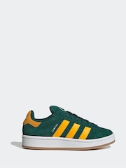 adidas Originals Green Campus 00s Lace Junior Trainers - Image 1 of 9