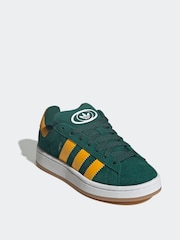adidas Originals Green Campus 00s Lace Junior Trainers - Image 3 of 9
