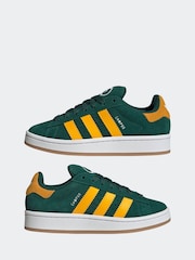 adidas Originals Green Campus 00s Lace Junior Trainers - Image 5 of 9