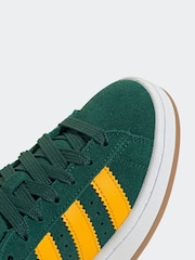 adidas Originals Green Campus 00s Lace Junior Trainers - Image 8 of 9