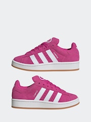 adidas Originals Pink Campus 00s Lace Junior Trainers - Image 5 of 9