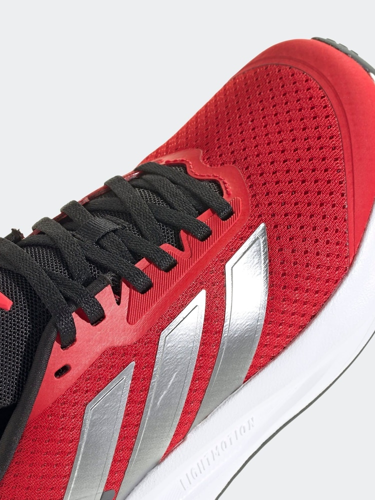 adidas Red Duramo Juniors Running Shoes - Image 9 of 9